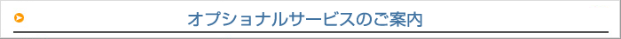 オプショナルサービスのご案内